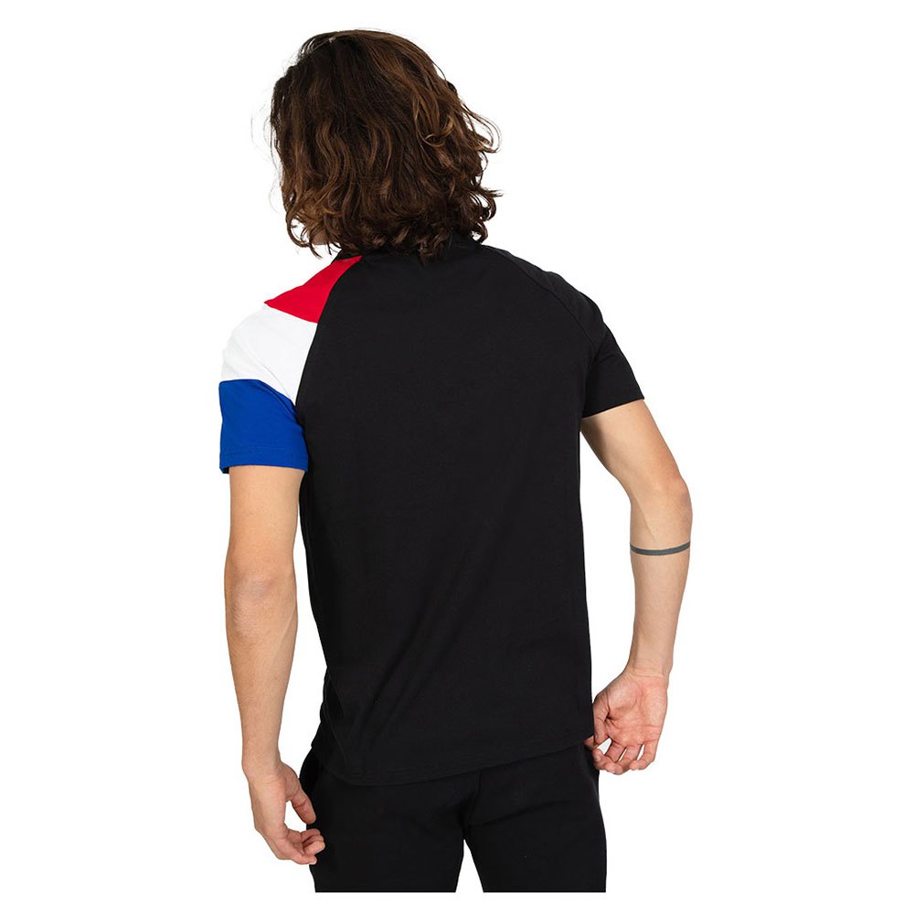 Le Coq Sportif BAT N°1 Short Sleeve Men's T-shirts Black | 02XKRPCEU