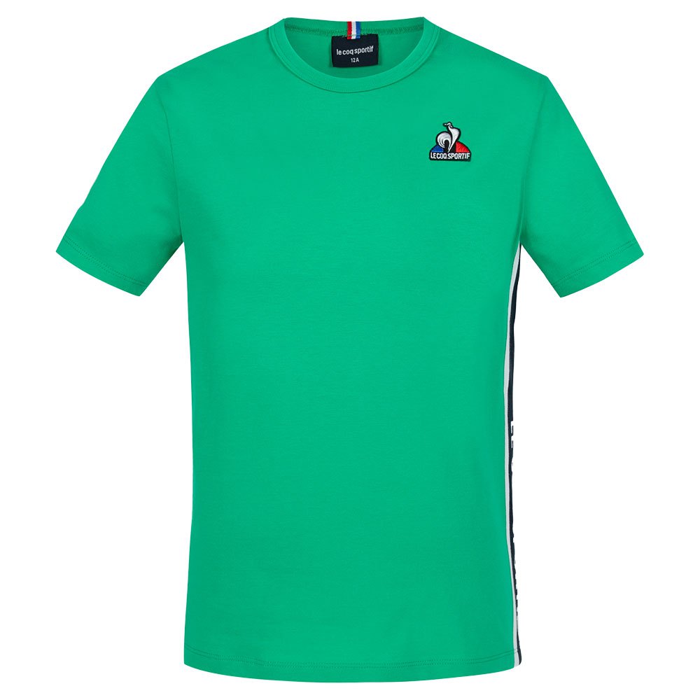 Le Coq Sportif Bat N°1 Short Sleeve Round Neck Kids\' T-shirts Green | 04PCNEYZB