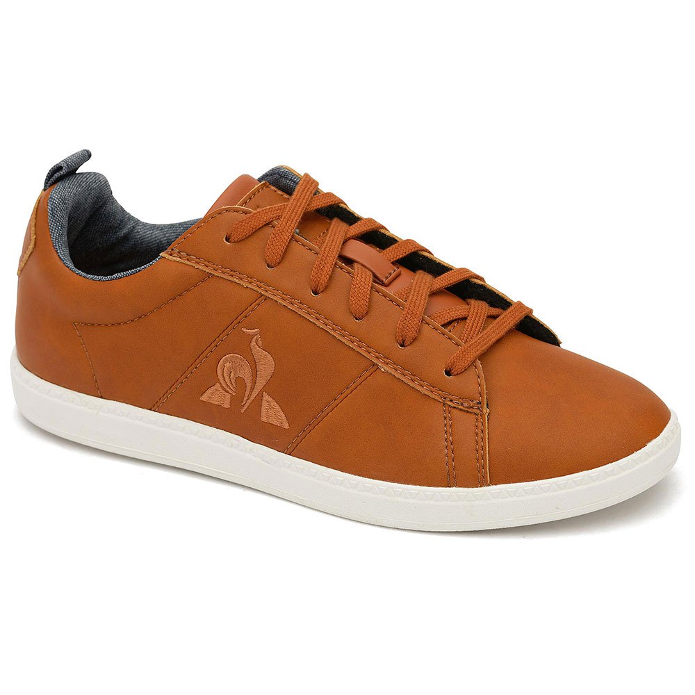 Le Coq Sportif Court Classic GS Workwear Kids\' Sneakers Brown | 42EXTHJKN