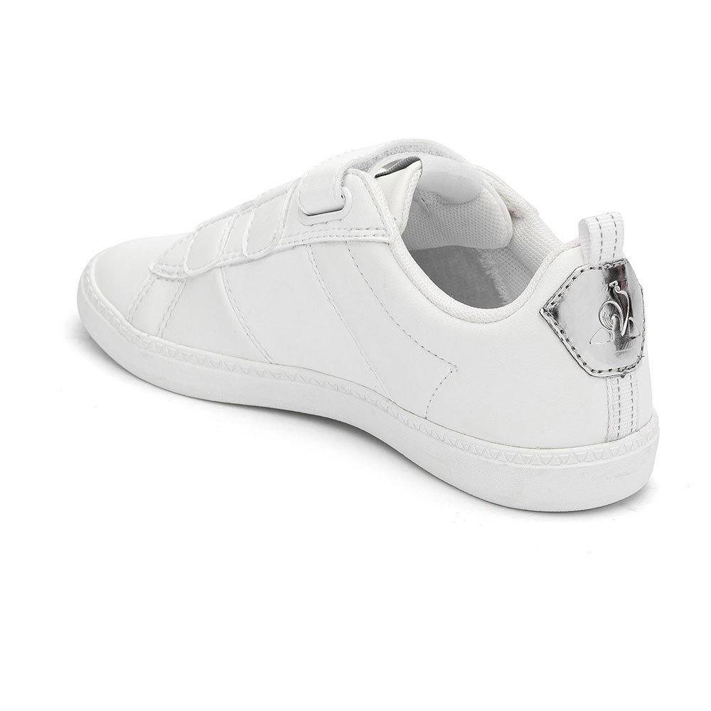 Le Coq Sportif Court Classic PS Diamond Kids' Sneakers White | 15NCGKWFQ