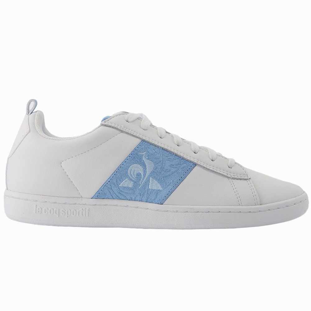 Le Coq Sportif Court Classic Plants Women's Sneakers White | 17NJRDZLY