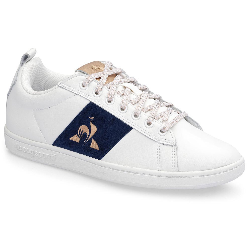 Le Coq Sportif Courtclassic Velvet Women\'s Sneakers White | 76MEXYQGH