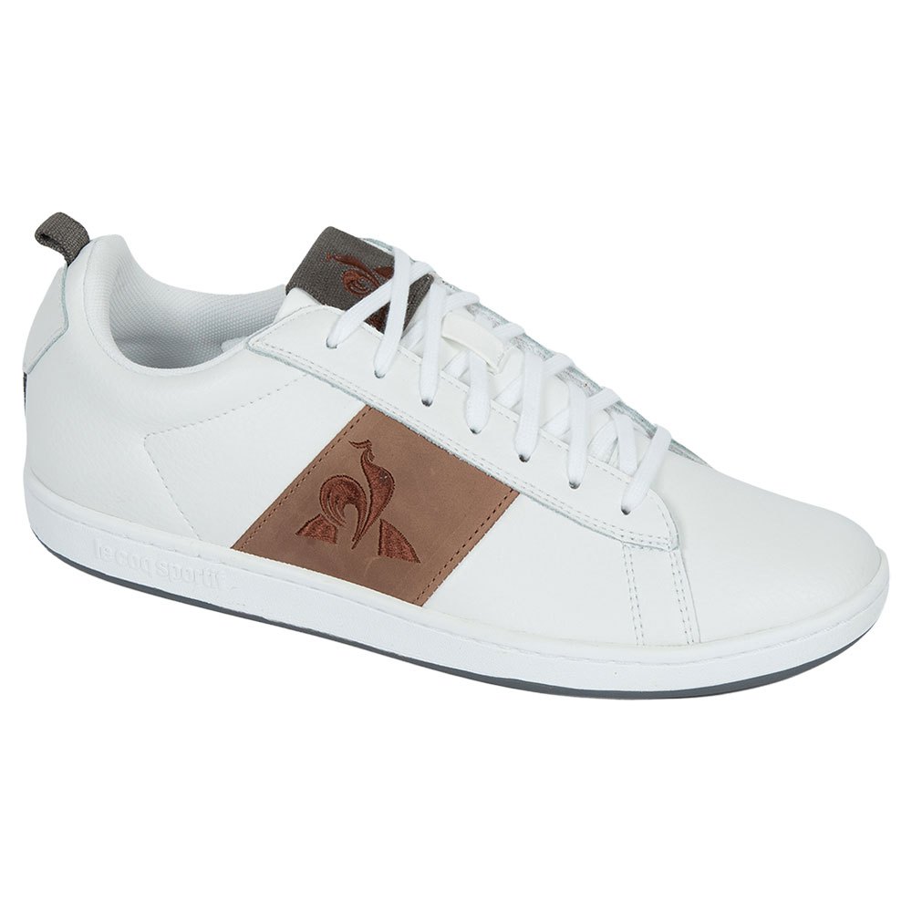 Le Coq Sportif Courtclassic Workwear Leather Men\'s Sneakers White | 74GICBVKN