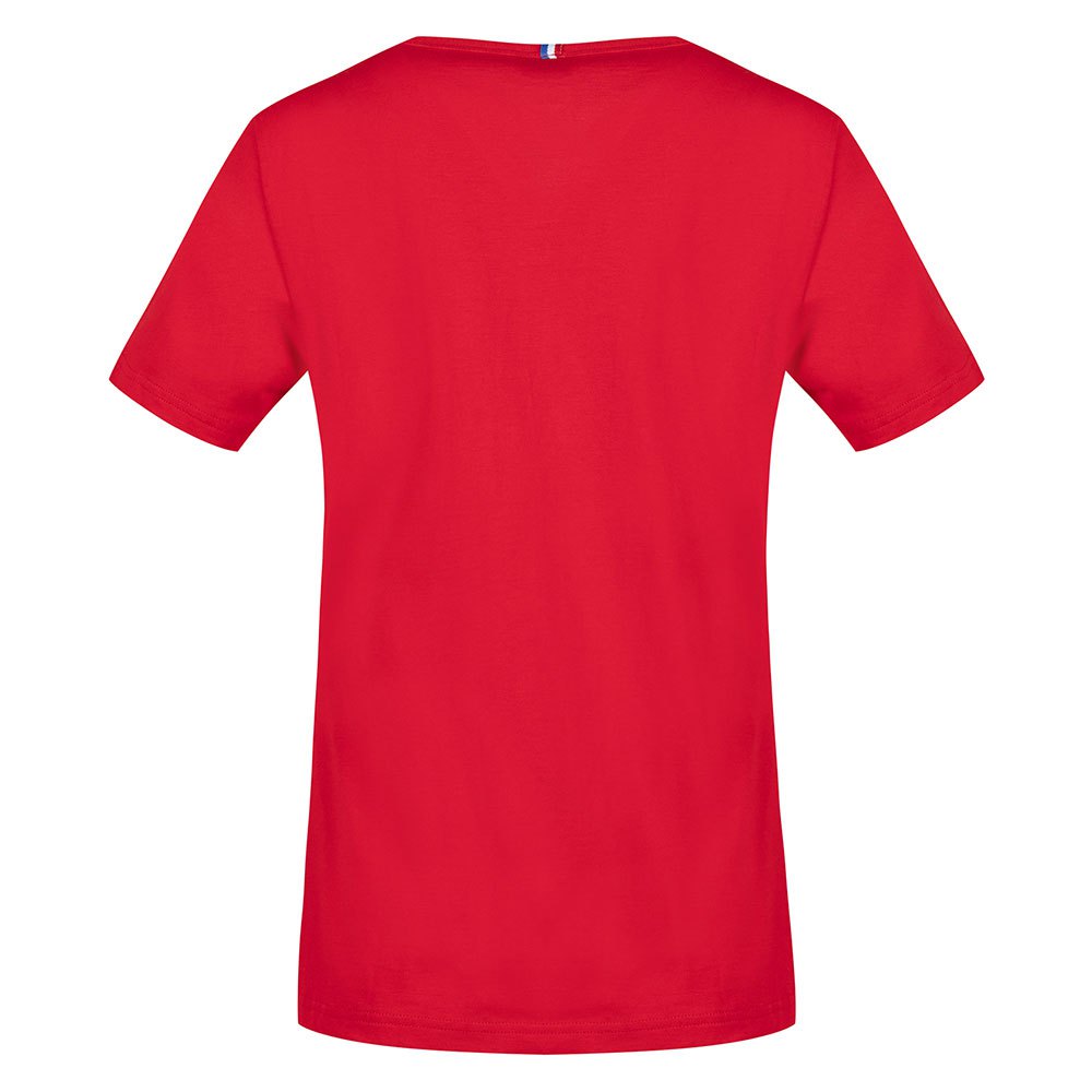 Le Coq Sportif ESS N°1 Short Sleeve V Neck Women's T-shirts Red | 85KZCQODI