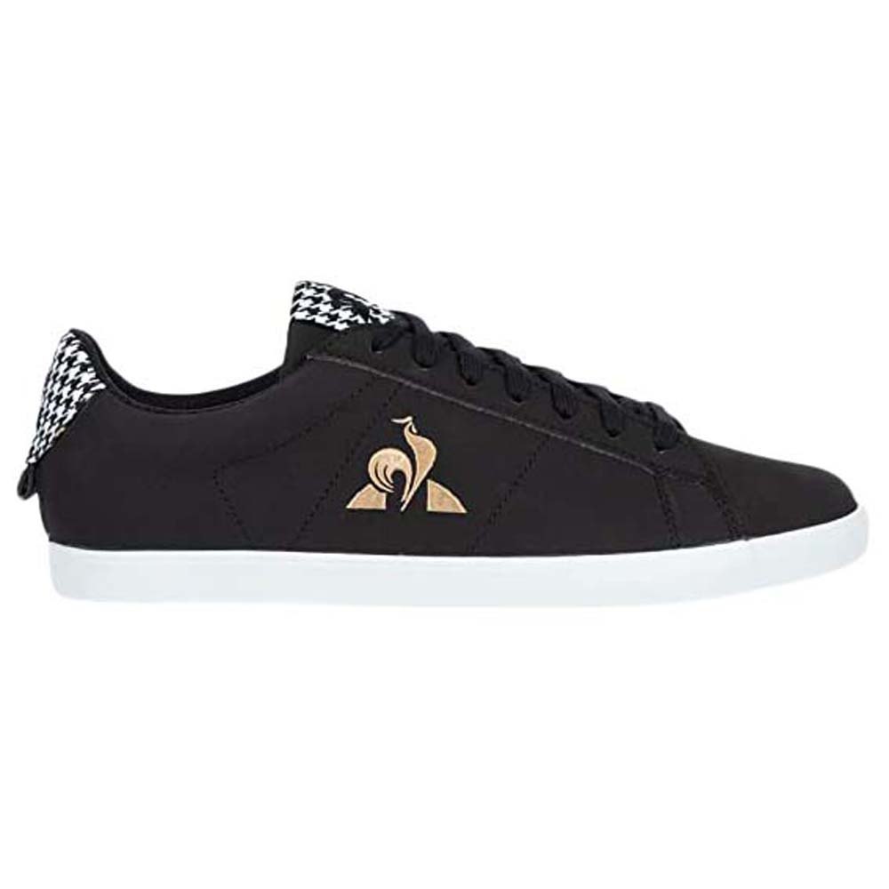 Le Coq Sportif Elsa Pied De Poule Women's Sneakers Black | 87FWEHARC