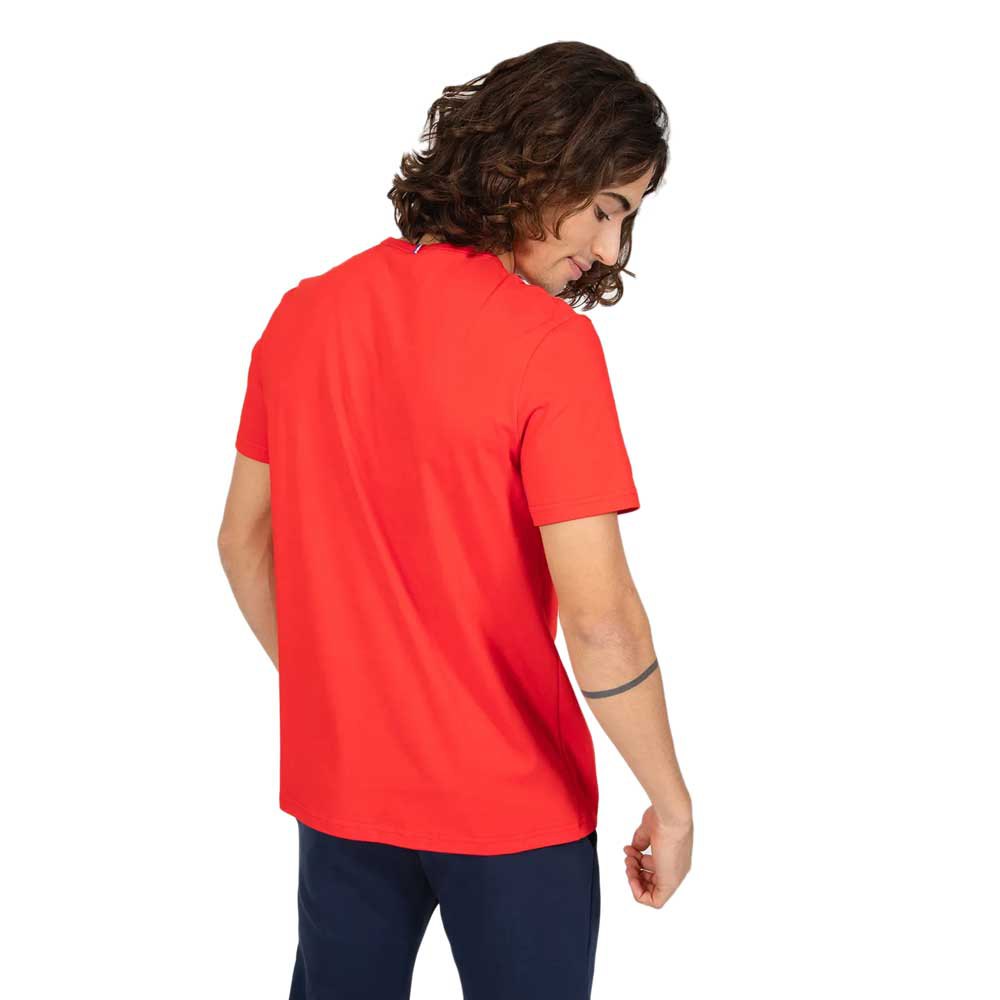 Le Coq Sportif Essential N°3 Short Sleeve Round Neck Men's T-shirts Red | 71DIKHMYX