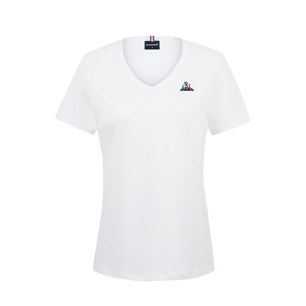 Le Coq Sportif Essential Nº1 Short Sleeve Women\'s T-shirts White | 35DRTVZKC