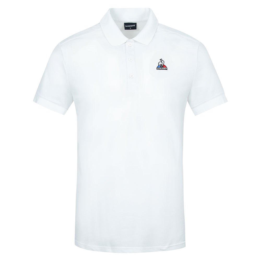 Le Coq Sportif Essential Nº1 Short Sleeve Men\'s Polo Shirts White | 83IQHEVGA