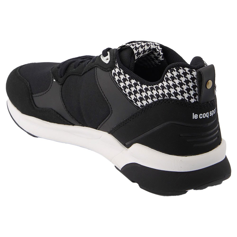 Le Coq Sportif Lcs R500 Pied De Poule Women's Running Shoes Black | 20DKZSTIP