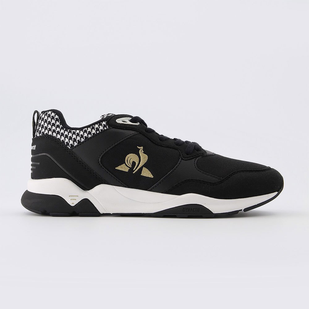 Le Coq Sportif Lcs R500 Pied De Poule Women's Running Shoes Black | 20DKZSTIP