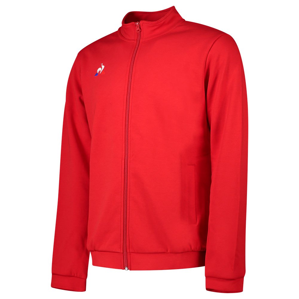 Le Coq Sportif Presentation Full Zip Men's Sweatshirts Red | 46CBJRAWD