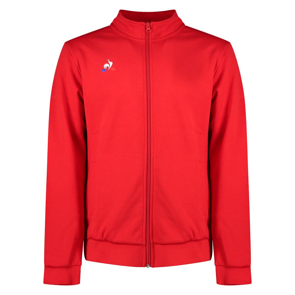 Le Coq Sportif Presentation Full Zip Men\'s Sweatshirts Red | 46CBJRAWD