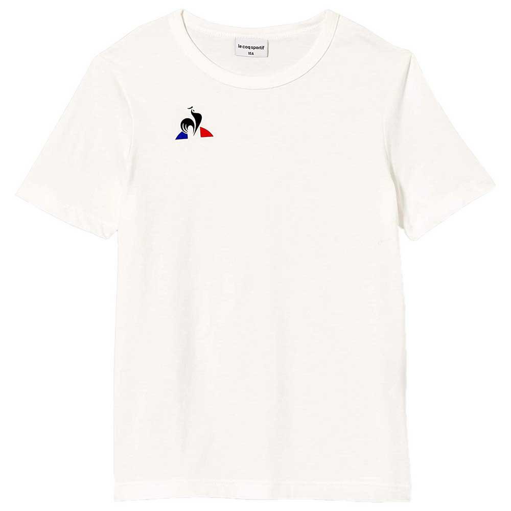 Le Coq Sportif Presentation Short Sleeve Kids\' T-shirts White | 16QYRKWGB