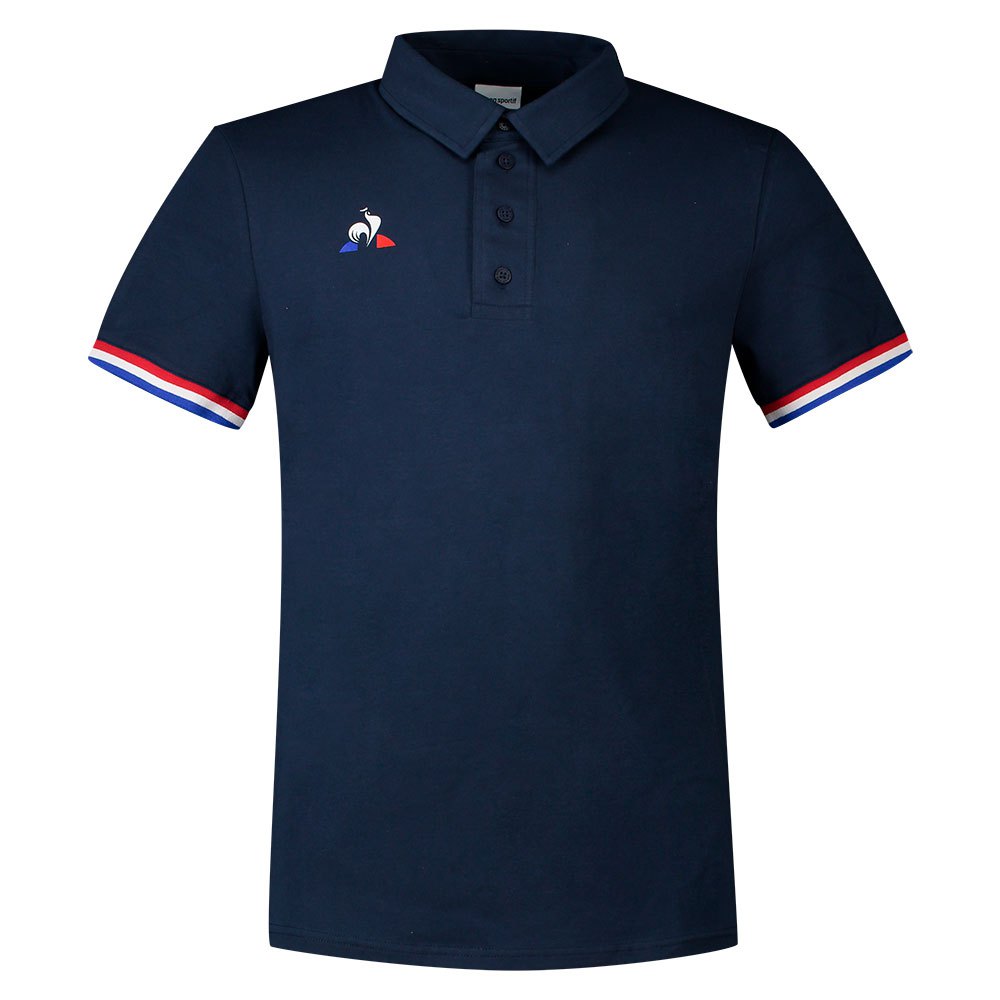 Le Coq Sportif Presentation Tri Nº1 Short Sleeve Men\'s Polo Shirts Blue | 08EIZFGDM