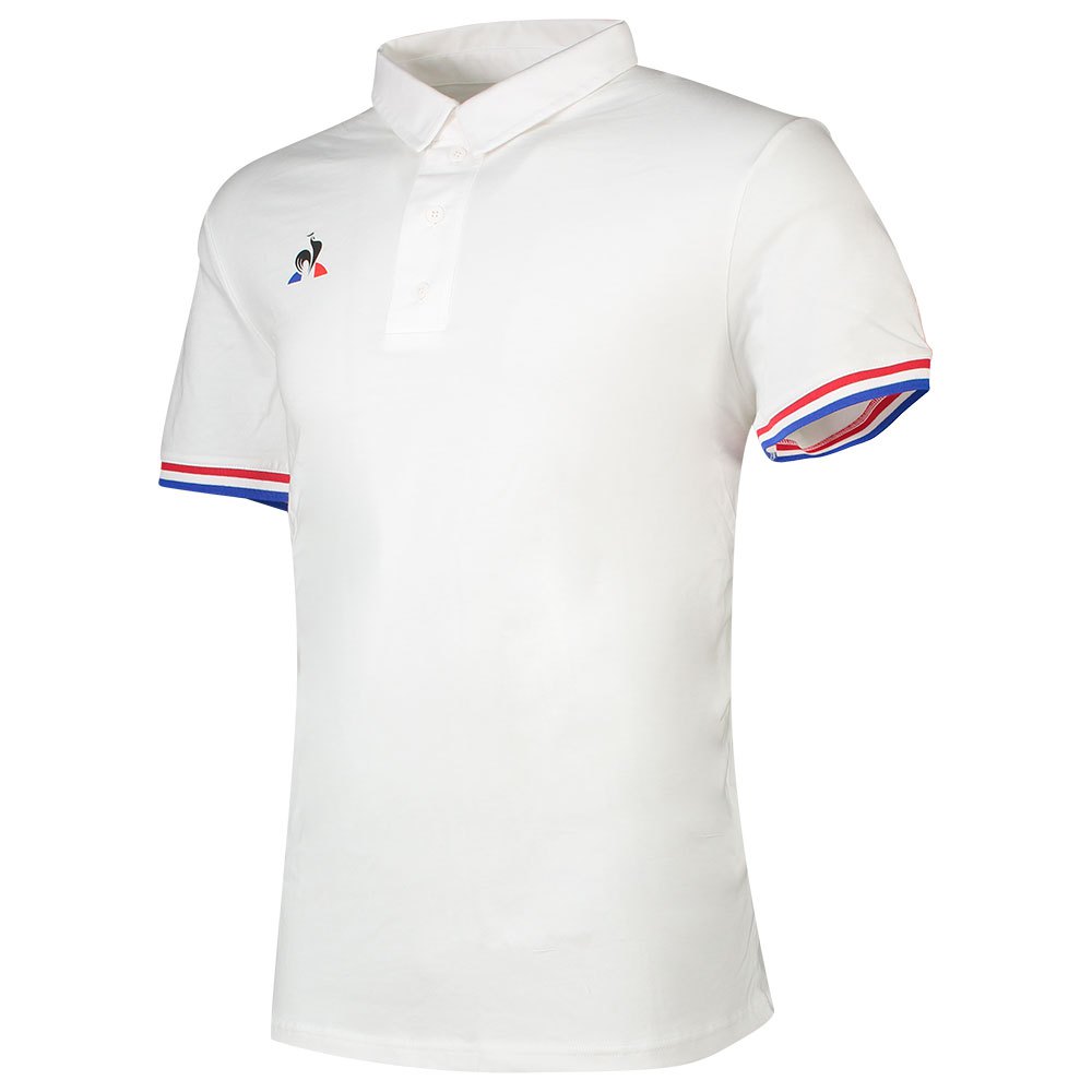 Le Coq Sportif Presentation Tri Nº1 Short Sleeve Men's Polo Shirts White | 82VFPHEZR