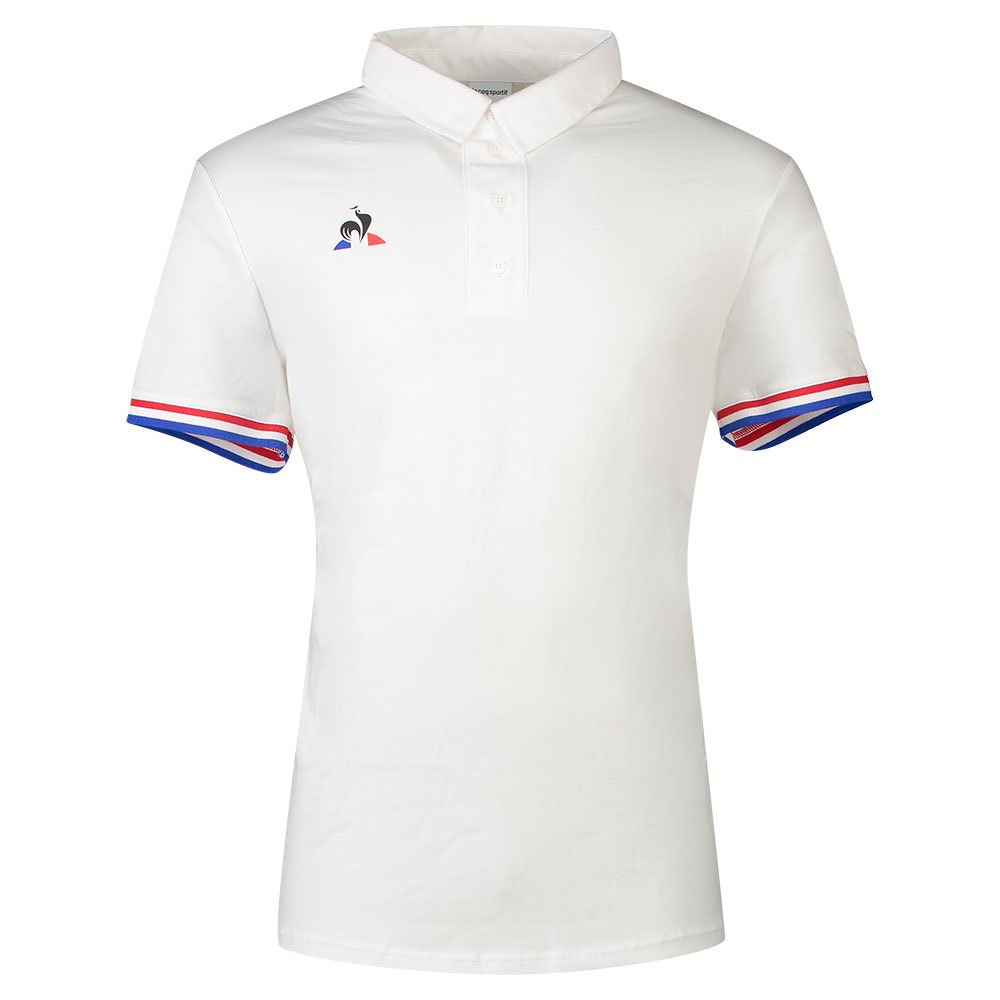 Le Coq Sportif Presentation Tri Nº1 Short Sleeve Men\'s Polo Shirts White | 82VFPHEZR