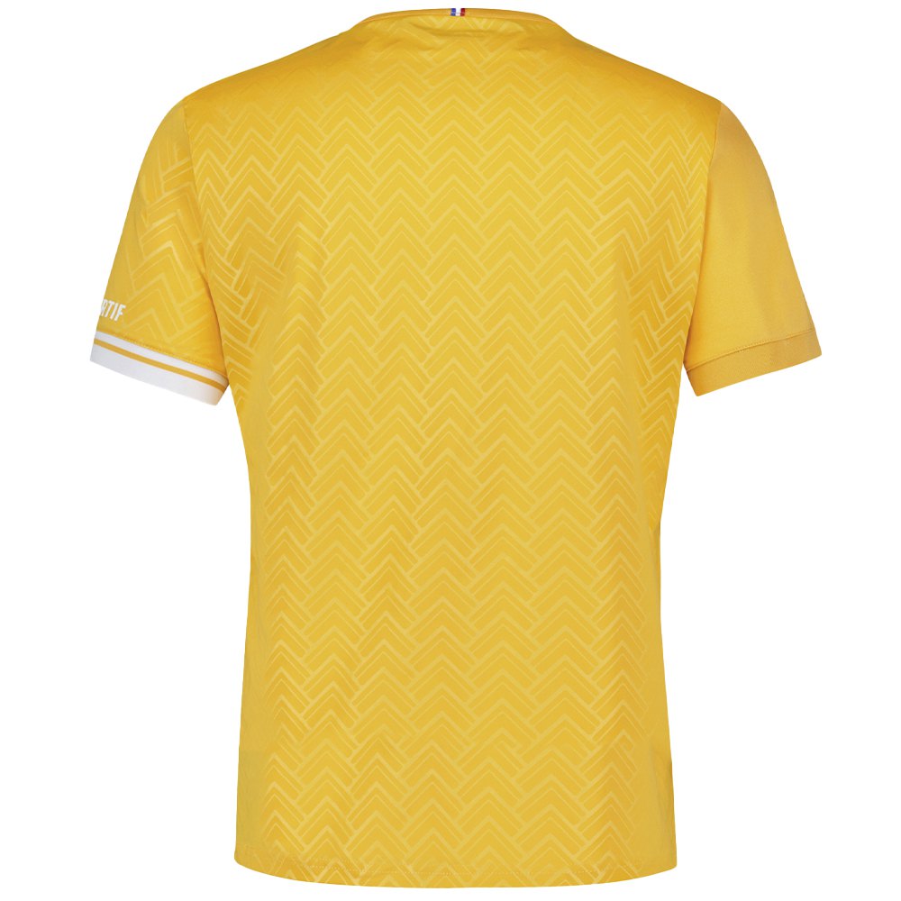 Le Coq Sportif Replica 22 N°1 Short Sleeve Men's T-shirts Yellow | 41FYDMANW