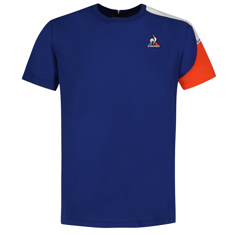 Le Coq Sportif Saison N°1 Short Sleeve Kids\' T-shirts Blue | 40ENTCQUP