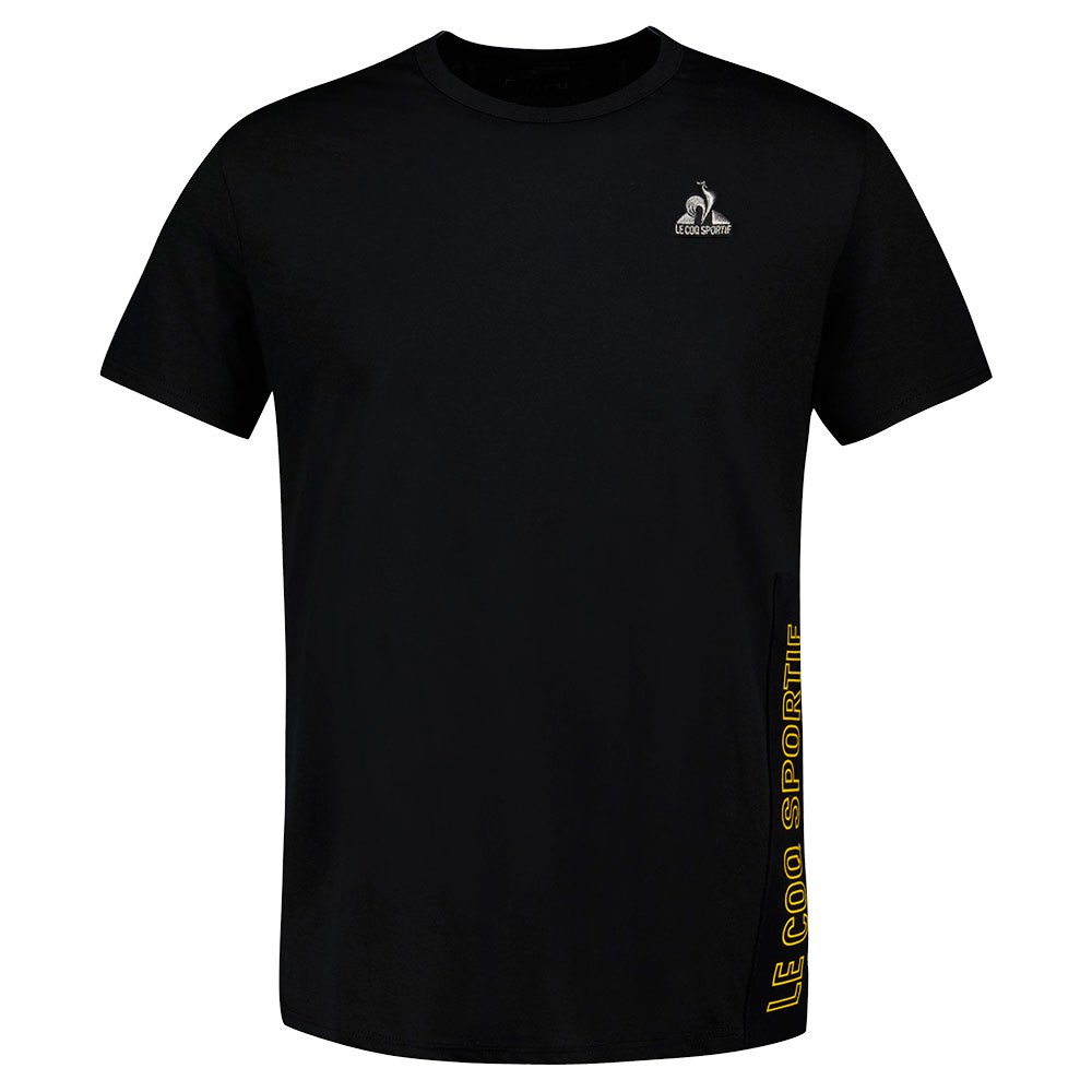 Le Coq Sportif Tech N°1 Short Sleeve Men\'s T-shirts Black | 56SBDETXQ