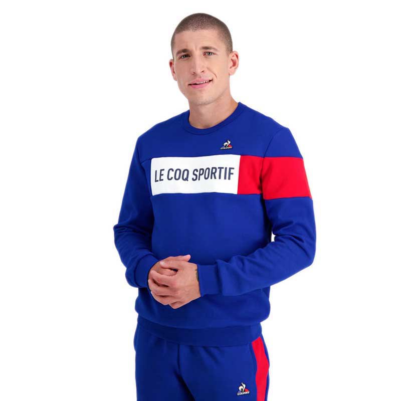 Le Coq Sportif Tri N°1 Men\'s Sweatshirts Blue | 21VKWFUQB