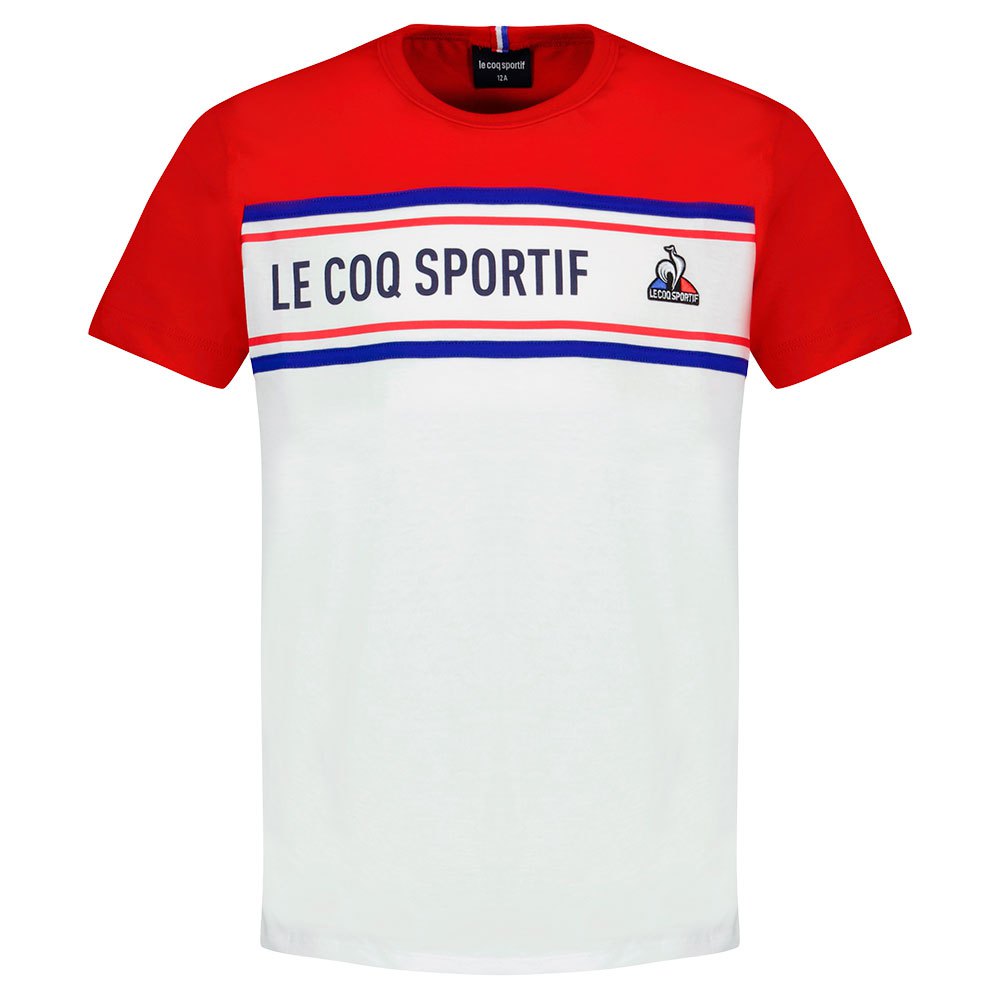 Le Coq Sportif Tri N°2 Short Sleeve Kids\' T-shirts White | 39GHNLXUT