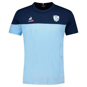 Le Coq Sportif Ab Fanwear N°2 Short Sleeve Men's T-shirts Blue | 25GEVBQYX