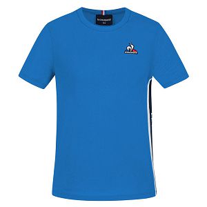 Le Coq Sportif BAT N°1 Short Sleeve Kids' T-shirts Blue | 38PKYUZQW