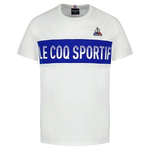 Le Coq Sportif BAT N°1 Short Sleeve Kids' T-shirts White | 72TMLJYVW