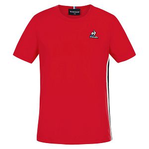 Le Coq Sportif BAT N°1 Short Sleeve Kids' T-shirts Red | 96ZMUAWFL