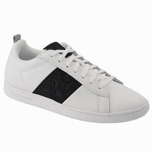 Le Coq Sportif Court Classic Plants Women's Sneakers White | 14LHGPJRT