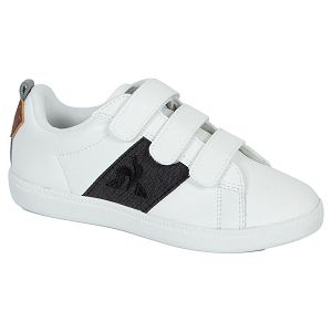 Le Coq Sportif Courtclassic Ps Kids' Sneakers White | 47KDRVEUM