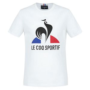 Le Coq Sportif ESS N°1 Short Sleeve Kids' T-shirts White | 89AUWZMHR