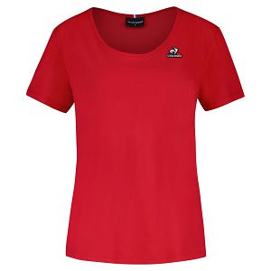 Le Coq Sportif ESS N°1 Short Sleeve Women's T-shirts Red | 81XPUQIHZ