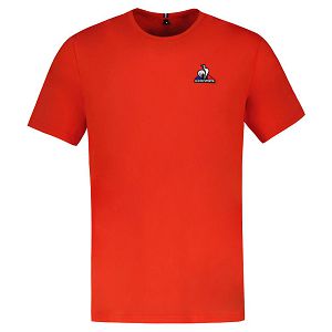 Le Coq Sportif Ess N°4 Short Sleeve Men's T-shirts Red | 71BUQLWYG