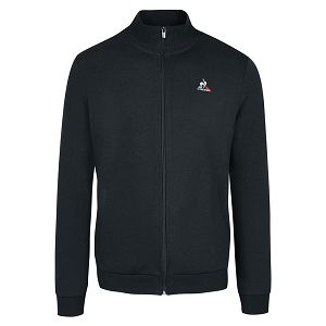 Le Coq Sportif Essentials N3 Full Zip Men's Sweatshirts Black | 29SORDCJX