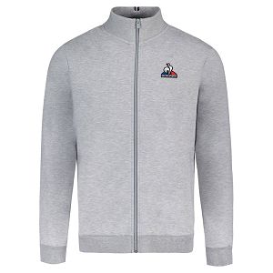 Le Coq Sportif Essentials N°4 Full Zip Men's Sweatshirts Grey | 05EFKOPAG