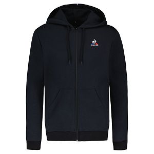 Le Coq Sportif Essentials N°4 Full Zip Men's Sweatshirts Black | 48BZMVFRH