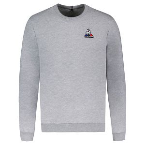 Le Coq Sportif Essentials N°4 Men's Sweatshirts Grey | 16XYMWZPR