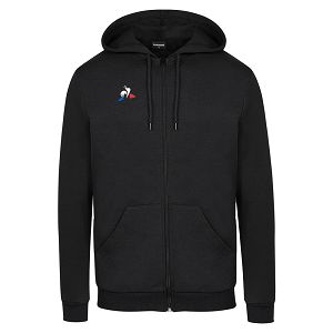 Le Coq Sportif Presentation Full Zip Men's Sweatshirts Black | 42AREWGJY