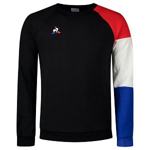 Le Coq Sportif Presentation Tri Nº1 Men's Sweatshirts Black | 56HDNZULF