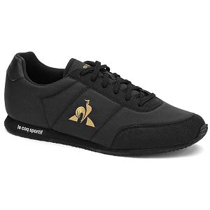 Le Coq Sportif Racerone Metallic Men's Running Shoes Black | 21JLQHWXI