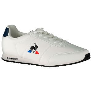 Le Coq Sportif Racerone Tricolore Men's Running Shoes White | 50BCEXDQO