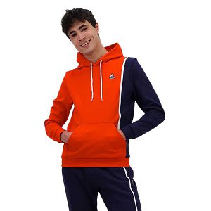 Le Coq Sportif Saison 1 N°1 Men's Sweatshirts Orange | 13KJSDOPG