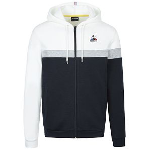 Le Coq Sportif Saison 2 N°1 Full Zip Men's Sweatshirts Black | 16ZAFYPGH