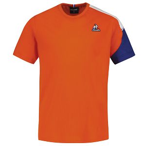 Le Coq Sportif Saison N°1 Short Sleeve Kids' T-shirts Orange | 39GKZRJAH