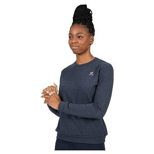 Le Coq Sportif Saison N°1 Women's Sweatshirts Blue | 56PYDJVZB