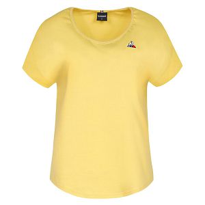 Le Coq Sportif Sport Loose N°1 Women's T-shirts Yellow | 79LKUYSHN