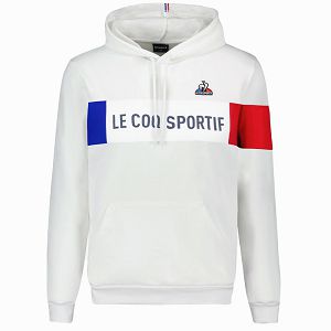 Le Coq Sportif Tri N°1 Men's Sweatshirts White | 40JNZSGCX