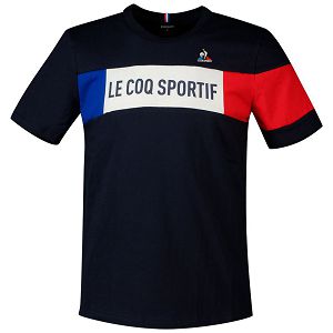 Le Coq Sportif Tri N°1 Short Sleeve Women's T-shirts Blue | 47KUGZCSH